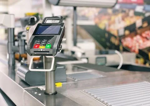 Checkout counter Stock Photos
