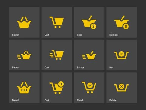 Checkout icons Иллюстрация