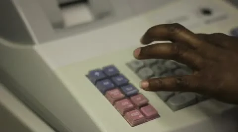 Checkout in shop/cafe Stock Footage 11134533