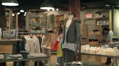 Checkout Walk Stock Footage 22774815