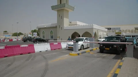 Checkpoint By The Car Parking Stock Footage 62201627