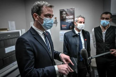 CheckPoint prevention and screening centre in Paris, France - 01 Dec 2020 Foto stock