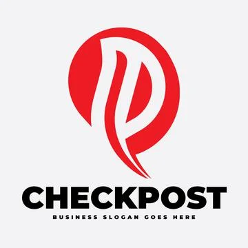 Checkpost App Logo Stock Illustration