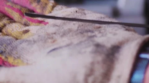 Checks engine oil level Stock Footage 246996146