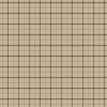 Checks seamless pattern on cream background Stock-Illustration