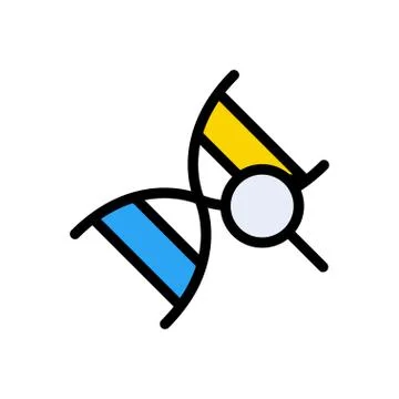Checkup flat color icon Illustrazione stock