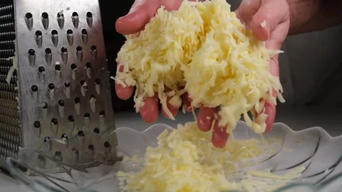 Cheddar cheese in kitchen Stock Footage 238015508