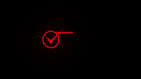 Cheek mark icon animation .icon concept 4k video. Stock Footage 257762972