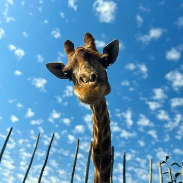 Cheeky Giraffe Stock Photos