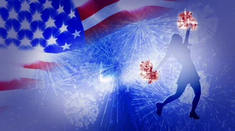 Cheer usa hd 스톡 동영상 604831