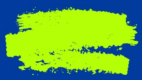 A cheerful 3d rendering of yellow brush strokes looking like blurred field in Stock Illustration