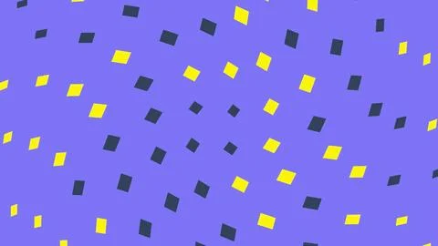 A cheerful and vibrant vector pattern featuring scattered yellow and dark b.. イラスト素材