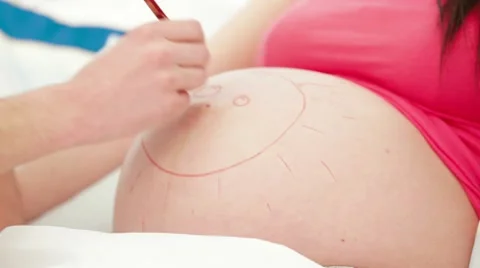 Cheerful Belly Video stock 52601834