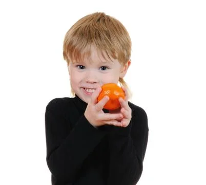The cheerful child Stock Photos