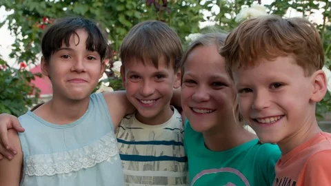 Cheerful Cmpany of Friends HD Pro Stock Footage 80263909