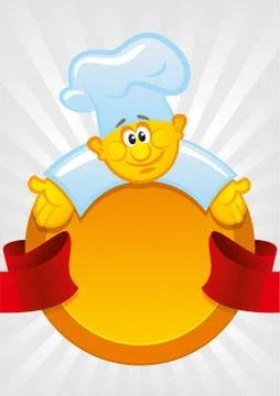 Cheerful cook Stock Illustration