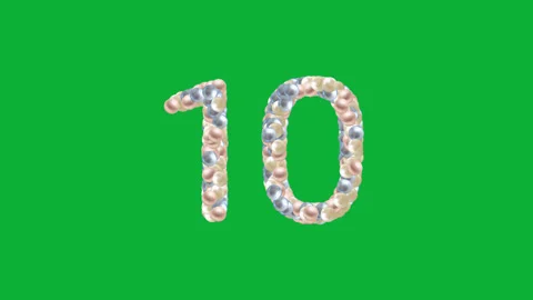 Cheerful Countdown Clock: Animated Timer for Joyous Occasions Vídeos de archivo 260579791