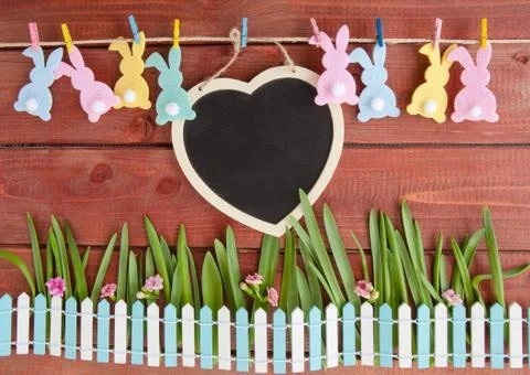 Cheerful decoration for easter Stock Photos