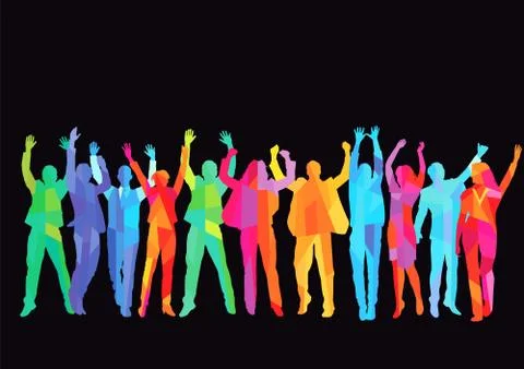 Cheerful in the group Stock Illustration