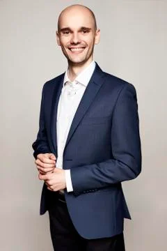 Cheerful Handsome Man Stock Photos