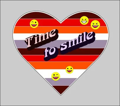 Cheerful retro sticker Stock Illustration