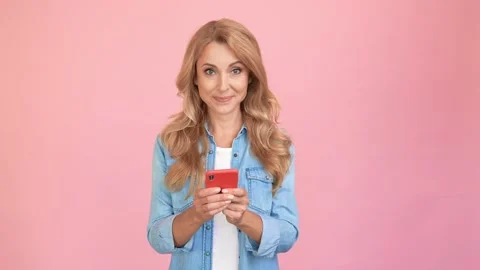 Cheerful smm manager agent prepare creative post enjoy hundred likes Stock Footage 162567800