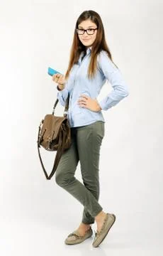 Cheerful student Stock Photos