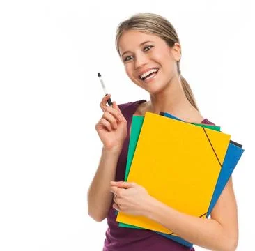 Cheerful student Stock Photos
