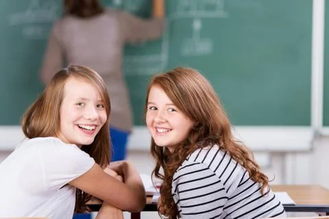 Cheerful students Stock Photos