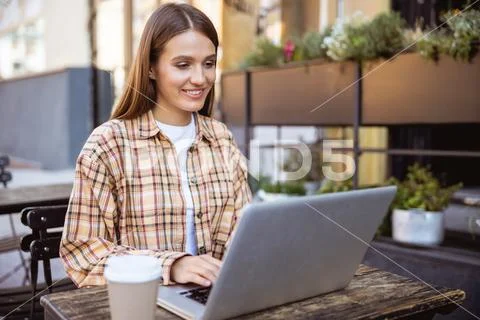 Cheerful Woman Spending Her Day At Work