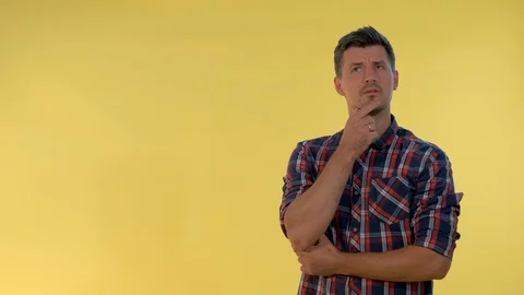 Cheerful young man finding an excellent solution of his problem Stock Footage 120124828