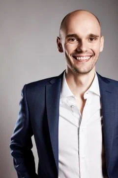 Cheerful Young Man Stock Photos