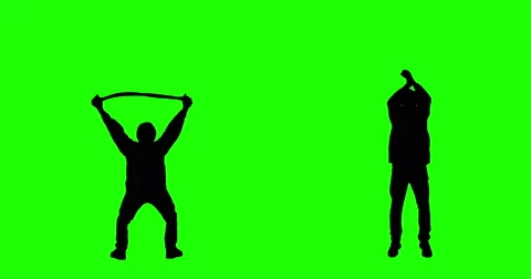 Cheering Fan on Green Screen Stock Footage 41773479