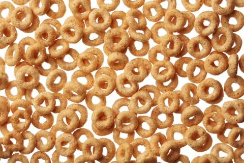 Cheerios cereal background Stock Photos
