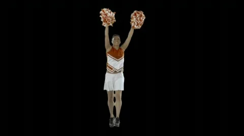 Cheerleader! Stock Footage 78239