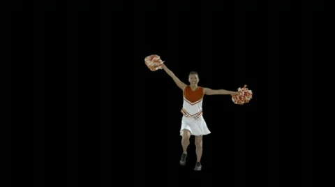 Cheerleader! Stock Footage 78629