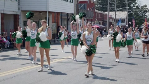 Cheerleaders Stock Footage 251497493