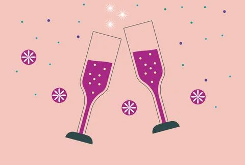 Cheers Concept Illustration Stock Illustration