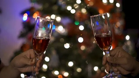 Cheers on the New Year Stock-Footage 100276885