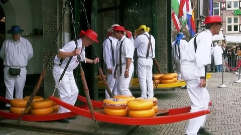  Chees on the weightbridge Stock Footage 83919861