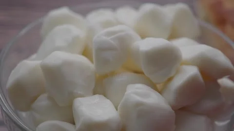 Cheese and bread eaten in a small gathering Stock Footage 341321800