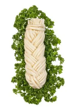 Cheese And Greenery Stock Photos