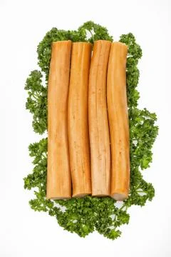 Cheese And Greenery Stock Photos