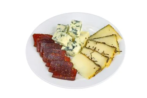 Cheese and jam Stock Photos