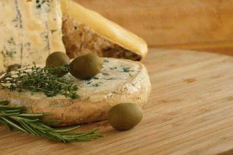 Cheese and Olives composition Foto stock