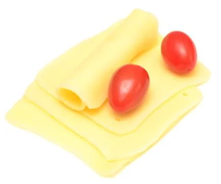 Cheese and tomatoes Stock Photos