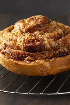 Cheese and Vegemite Scroll Stock Photos