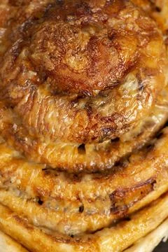 Cheese and Vegemite Scroll Stock Photos