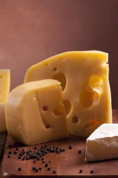 Cheese and wine composition Stock Photos