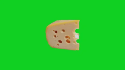 Cheese animation on green screen 库存影片 333150969